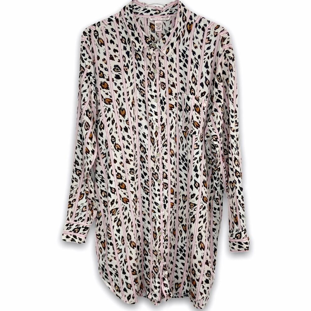 Victoria’s Secret | Heart Animal Print Sleep Shirt